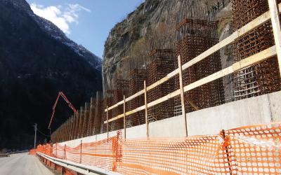 New tunnel on the SS33 Sempione trunk road